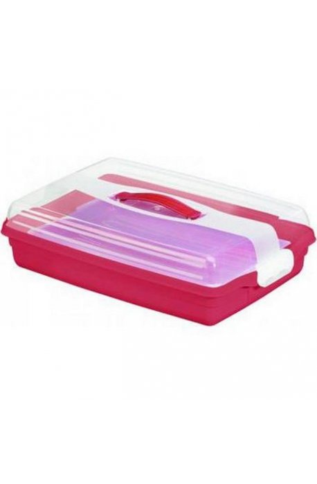 Cake containers - Curver Cake Container Rectangular Red 172568 - 