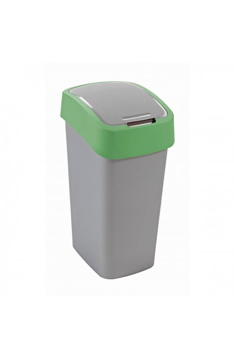 Tilting baskets - Curver Hinged Trash Can Pacific Flip 50l Green 195022 - 