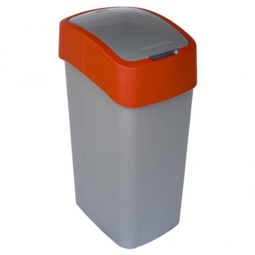 Curver Hinged Trash Can Pacific Flip 50l Red 195024