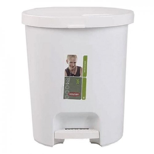 Curver Dustbin With Pedal 25l White 173214