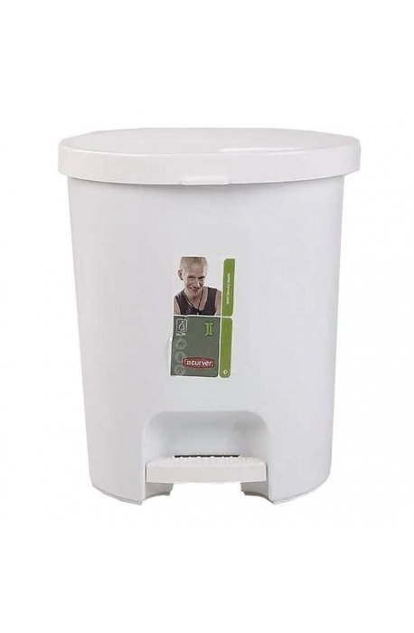 Pedal bins - Curver Dustbin With Pedal 25l White 173214 - 