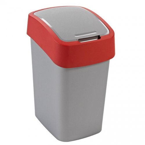 Curver Hinged Trash Can Pacific Flip 10l Red 190170