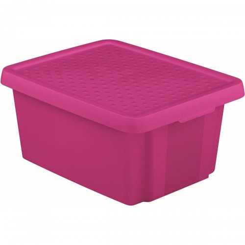Curver Essentials 16l Container With Cover Pink 225368