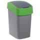 Tilting baskets - Curver Hinged Trash Can Pacific Flip 25l Green 190173 - 