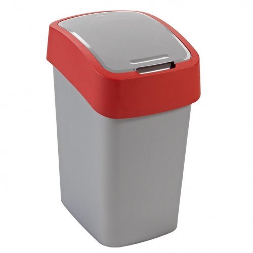 Curver Hinged Trash Can Pacific Flip 25l Red 190171