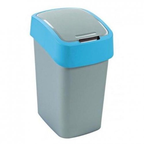 Curver Hinged Trash Can Pacific Flip 25l Blue 217817