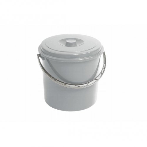 Curver Bucket 16l With Lid Gray 241751