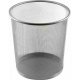 Office baskets - Garbage Bin 20l Silver Round Mesh F - 