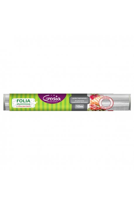 Foils, sacks, food papers - Gosia Aluminum Foil With Embossing 10m Roll 6078 - 