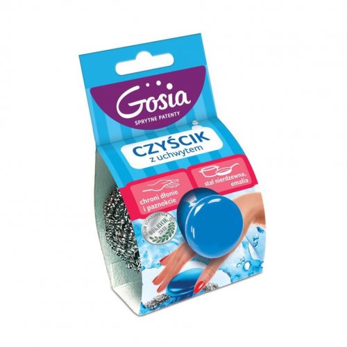 Gosia Cleaner With Handle Inox Spiral 4181