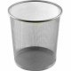 Office baskets - Garbage Bin 15l Silver Round Mesh F - 