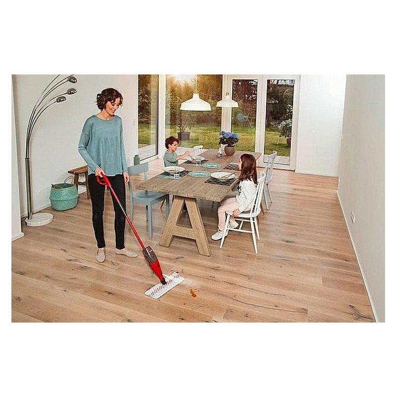 Mop With Sprayer 164014 head pad It Mops rotatable large ° a has allows you to a a 180 double-sided that Vileda a a as twice clean as surface bar with and