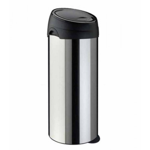 Soft Touch trash can 40l Meliconi steel matte