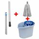 Cleaning kits - Zestaw do sprzątania Podłóg Wiadro + Mop + Drążek 140cm Vileda Professional - 