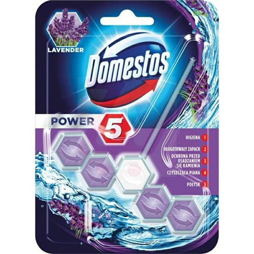Cube in the basket for cleaning and refreshing the toilet with the scent of lavender 55g Domestos