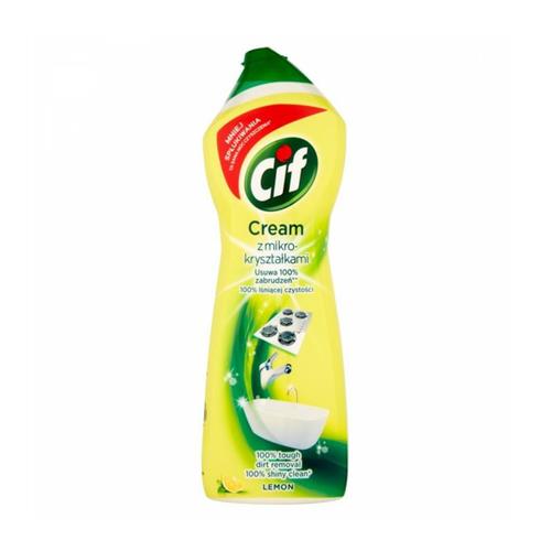 Cif Cleansing Milk 780g Lemon With Micro-Crystals