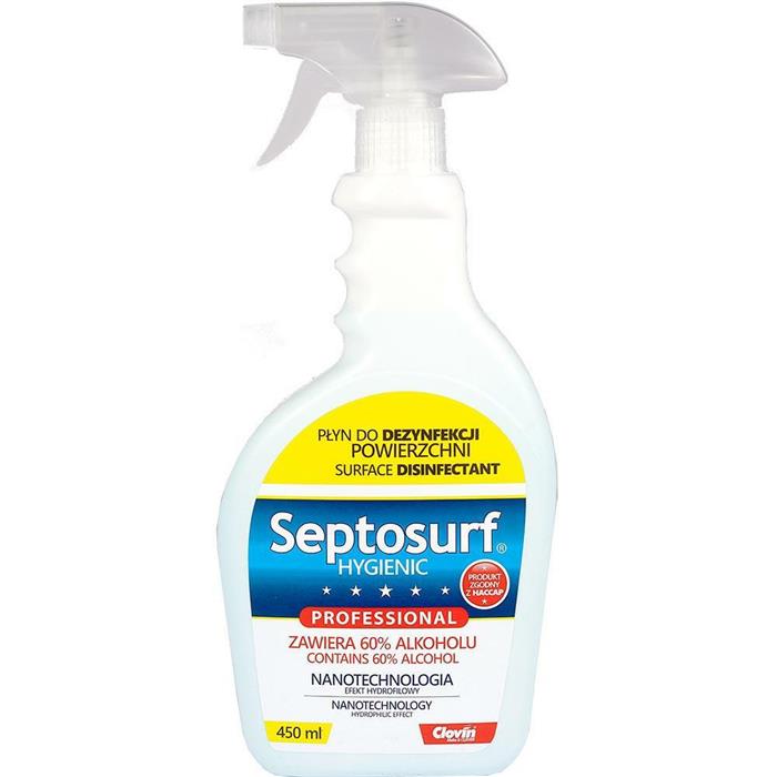 Antibacterial, disinfecting liquids - Płyn Do Dezynfekcji 450ml Clovin Septosurf Hygienic - 