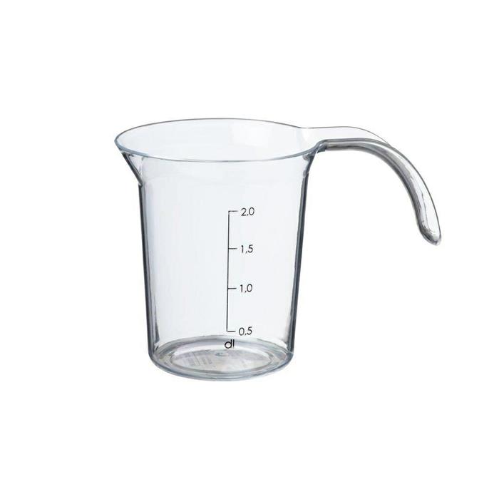 Dishes, bowls, jugs, measuring cups, dispensers - Pojemnik z miarką 0,2l 3905 Plast Team Palermo San - 