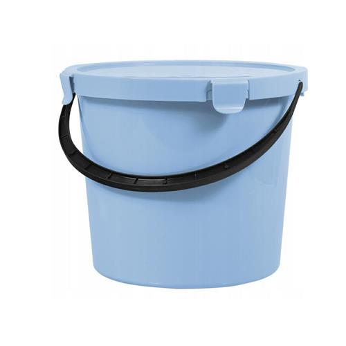 Bucket with lid blue Berry 10l 6079 Plast Team