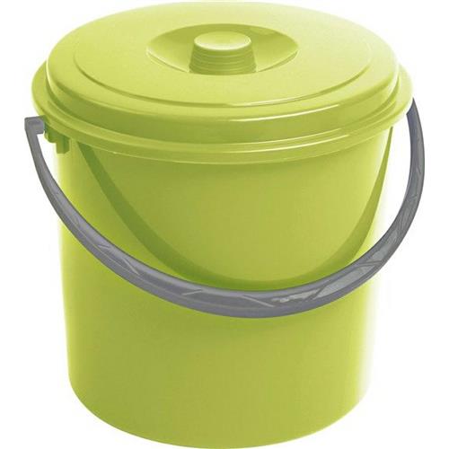 Curver Bucket 16L With Lid 235238 Light Green