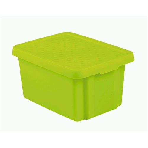 Curver Essentials Container 26L With Lid Green 225449