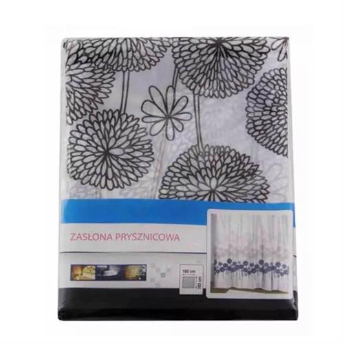 Shower Curtain Polyester Beige 180x180cm PS-6 F