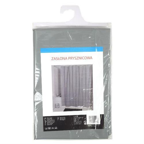 Gray PVA Shower Curtain 180x180cm B111 F