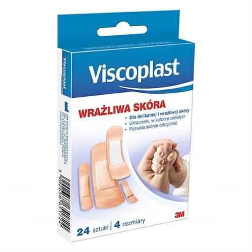3M Viscoplast Patches Sensitive Skin 24pcs