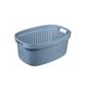 Laundry baskets - Plast Team Kosz Na Bieliznę Seoul Laundry 42l Niebieski 6032 - 