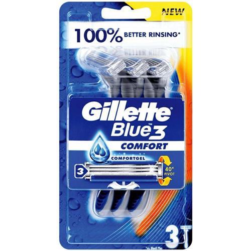 Gillette Blue3 Comfort Razors 3pcs