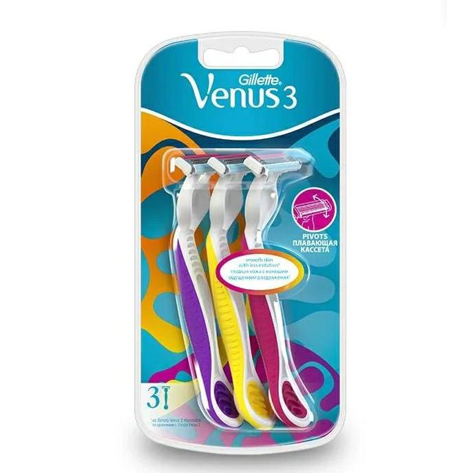 Shaving - Gillette Venus3 Maszynki Do Golenia 3szt  - 