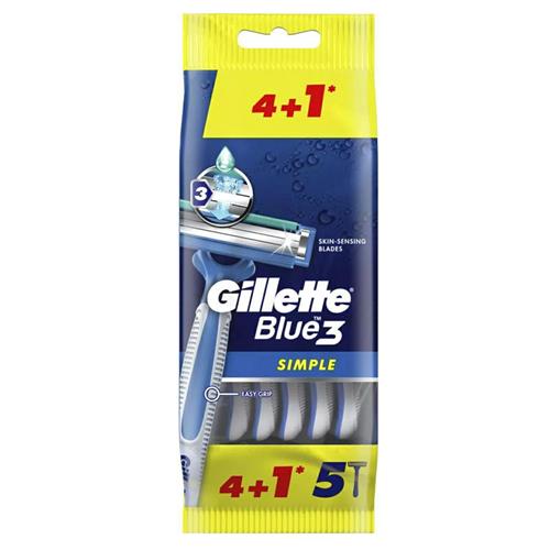 Gillette Blue3 Simple Razors 5 pcs