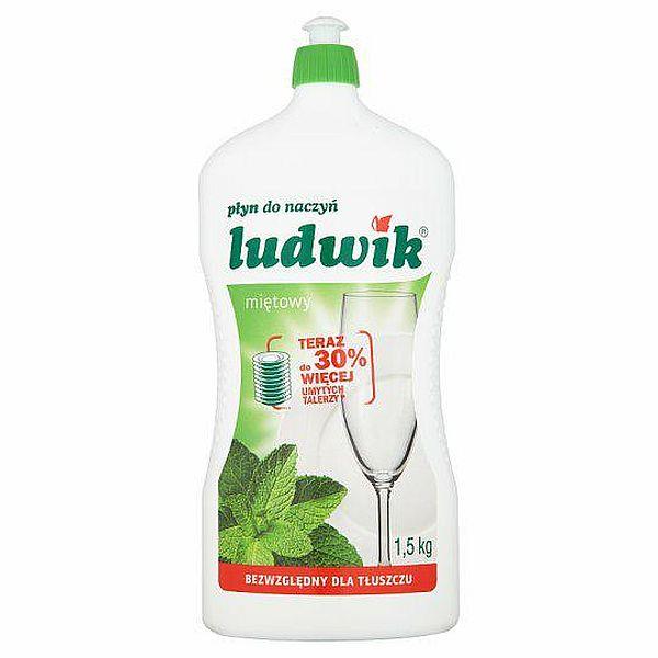 Dishwashing liquids - Ludwik Płyn Do Mycia Naczyń 1,5kg Mięta - 