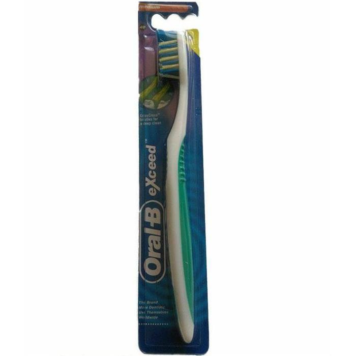 Brushes for brushing teeth - Oral-B Szczotka Do Zębów Exceed Średnia Mix Kolorów - 