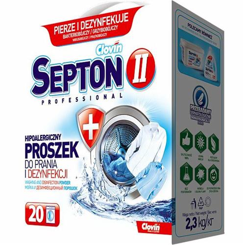 Washing Powder Septon II 2.3kg Carton Clovin