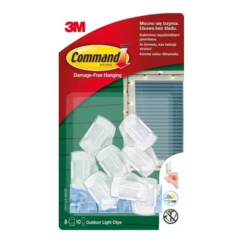 3M Command 8 Lamp Clips 17017CLR-AWWCEE