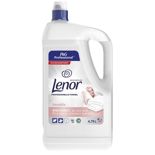 Lenor Liquid Rinse 4.75l Weiss 190 Wash Sensitive ..