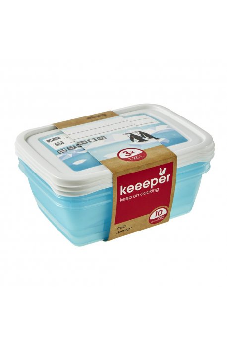Food containers - Keeeper set Containers Polar 3x1,25l 3005 - 