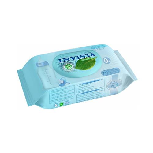 Lumarko INVISTA Wet Wipes Biodegradable For Children From The First Days Of Life 72 pcs.