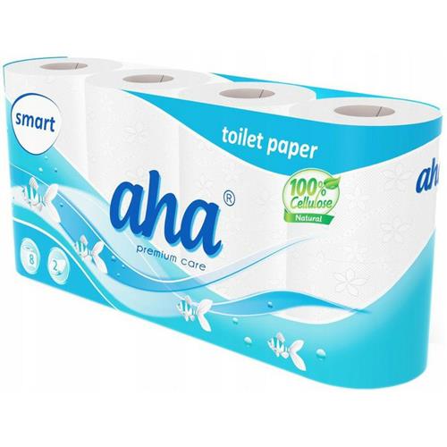 Aha Premium Care Toilet Paper 8 pcs