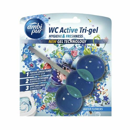 Ambi Pur Toilet Balls Active Tri Gel 45g Wasser&Blumen..