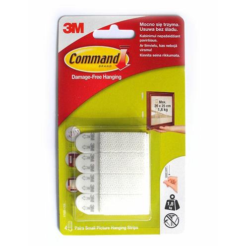 3M Command Picture Hooks Small 4 Pairs (8 pcs) 17202-Cee..