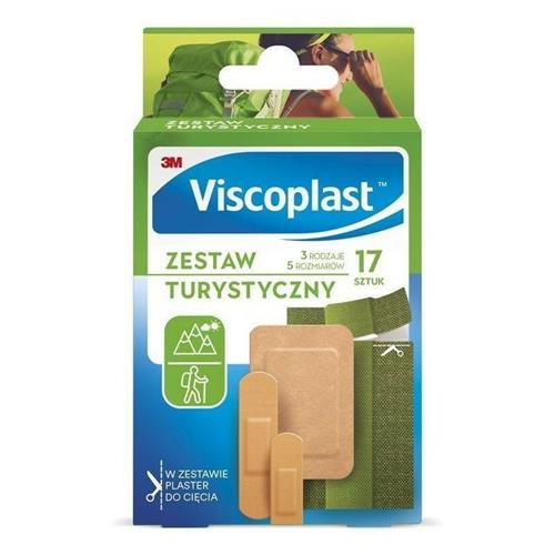 3M Viscoplast Plaster Set 17pcs Travel 5 Sizes Box..