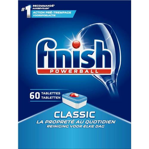 Finish Tabs Powerball Classic Regular Dishwasher Tablets 60pcs..