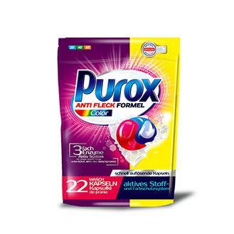 Clovin Purox Gel Capsules For Laundry Duocaps 22pcs x 18g Color Foil...