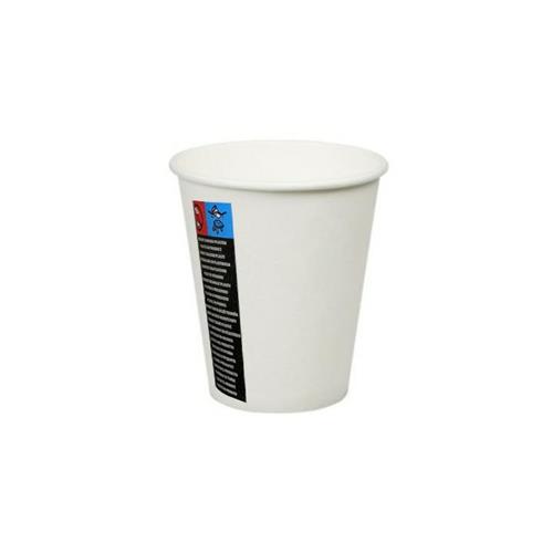 Disposable Paper Cup White 250ml 50pcs..