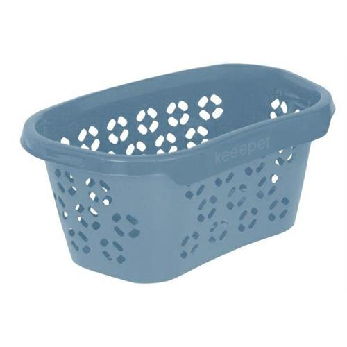 Keeeper Anton Laundry Basket 30.5L Nordic Blue With Hip Support 100936...