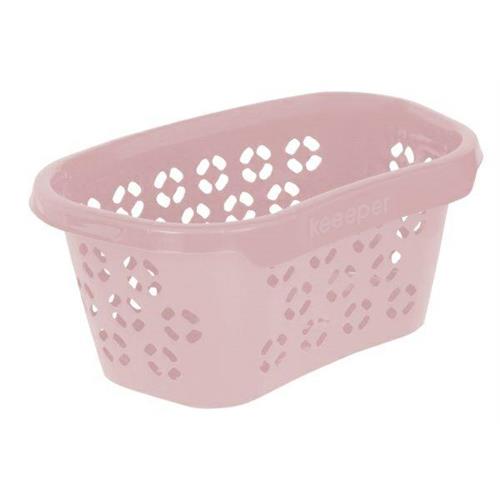 Keeeper Anton Laundry Basket 30.5l Nordic Pink With Hip Support 100935..