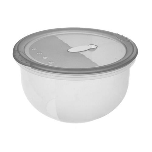 Keeeper Laura Micro-clip Container 4l Round Crystal Gray 144488..
