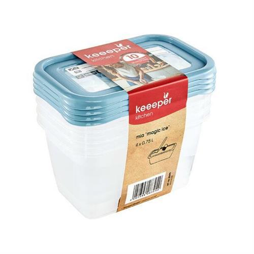 Keeeper Set of containers Mia Magic Ice4x0,75l 306906..